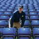 Illustration for article titled Jim Harbaugh Spends Day Testing Every Single Seat View In Michigan Stadium